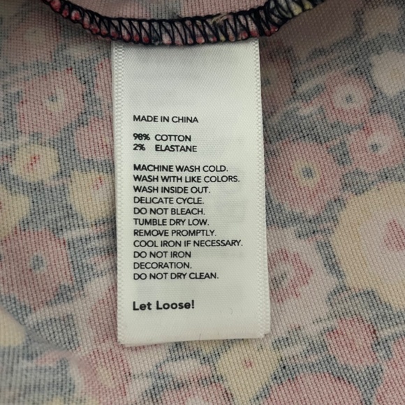 Kate Spade Saturday Everday Red Floral Shift Mini Dress Size 2 (XS) - Picture 6 of 8